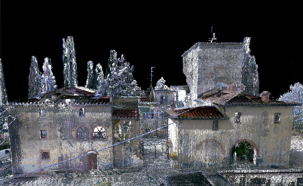 Rilievi Laser-Scanner eseguiti dallo Studio Tecnico del Geometra Paolo Parrini