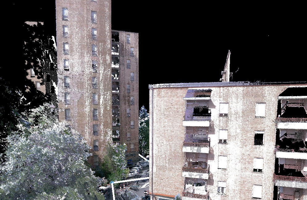 Rilievi Laser-Scanner eseguiti dallo Studio Tecnico del Geometra Paolo Parrini